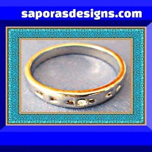 18KRP Wedding Band Ring Size 9.5 For Men